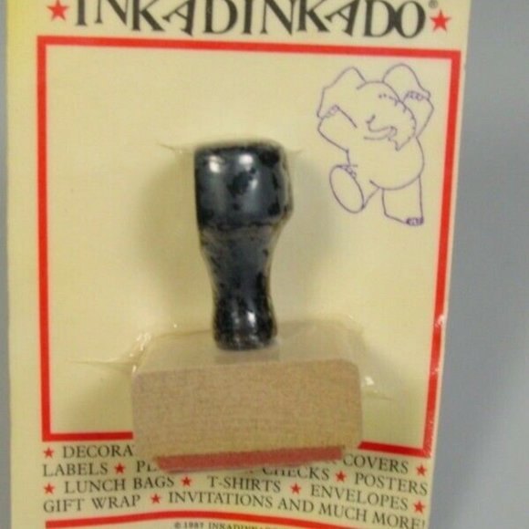 Elephant rubber stamp happy dancing elephant - Picture 1 of 4